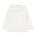 Ivory Frill Collar T-Shirt