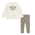Ivory & Leopard Print Legging Set