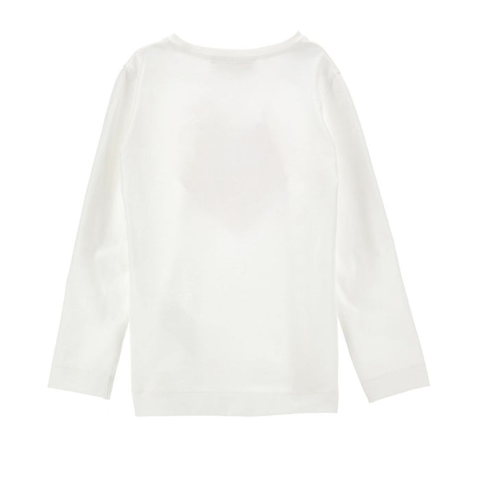 Ivory Long Sleeve Diamante 'Barbie' Top
