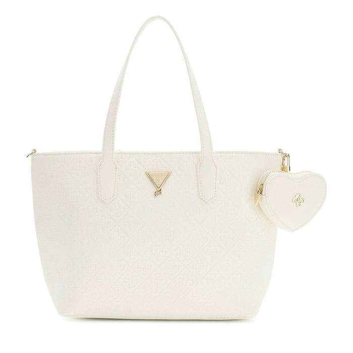 Ivory Monogram Logo Handbag & Purse