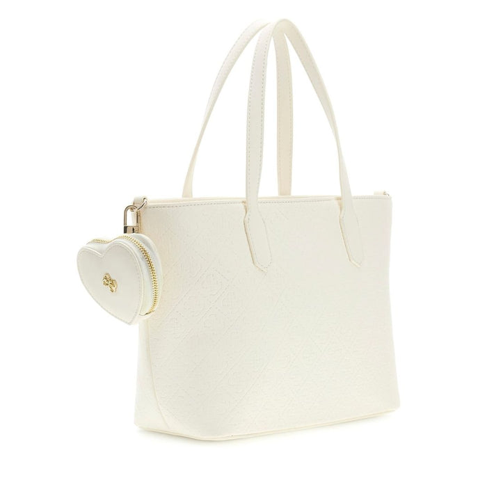 Ivory Monogram Logo Handbag & Purse