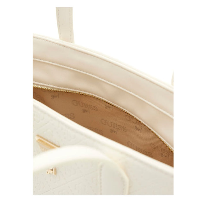 Ivory Monogram Logo Handbag & Purse