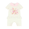 Ivory & Pink "Snoffi" Bunny Romper