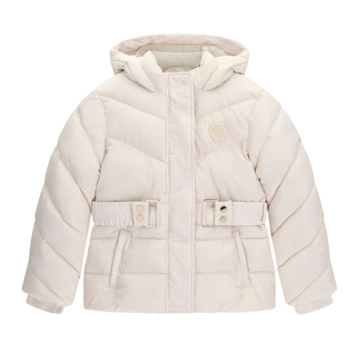Ivory Puffer Coat