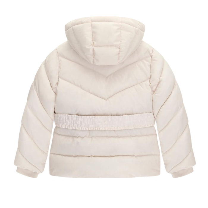 Ivory Puffer Coat