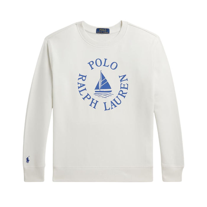 Ivory Sailboat Graphic Sweat Top