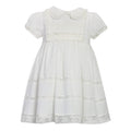 Ivory Swiss Dot & Lace Dress
