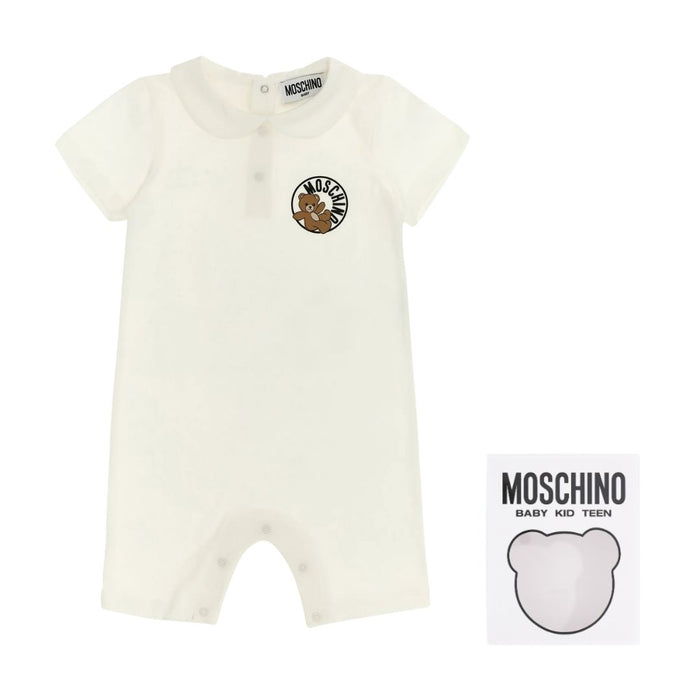 Ivory Toy Logo Romper