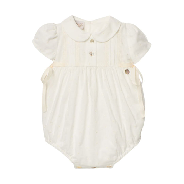 Ivory Unisex Romper