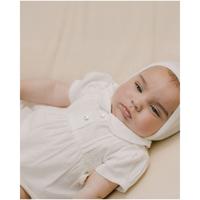 Ivory Unisex Romper