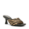 Anne Klein Zebra Raffia Jerilyn Heeled Mule