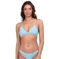 Jolyn Huckleberry Triangle Bikini Top front