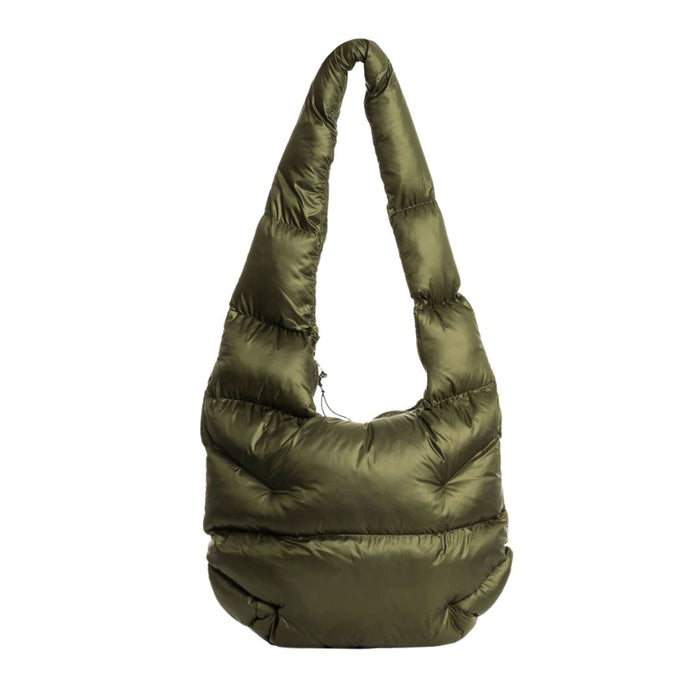 Khaki Padded Crossbody Bag
