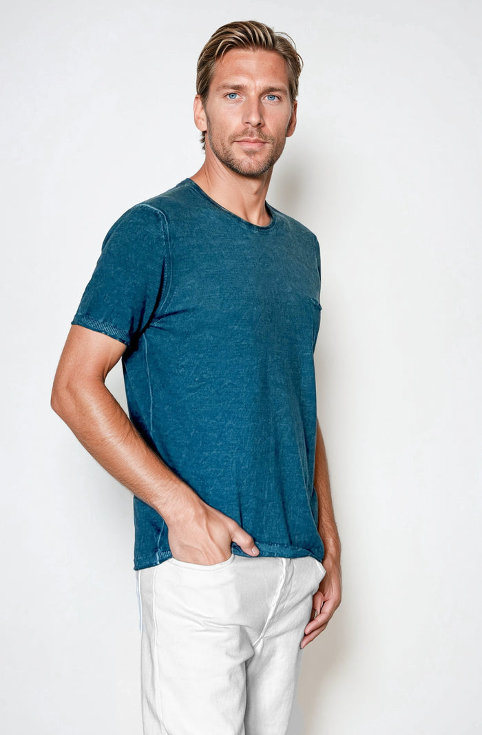 Knit T-Shirt - Lagoon