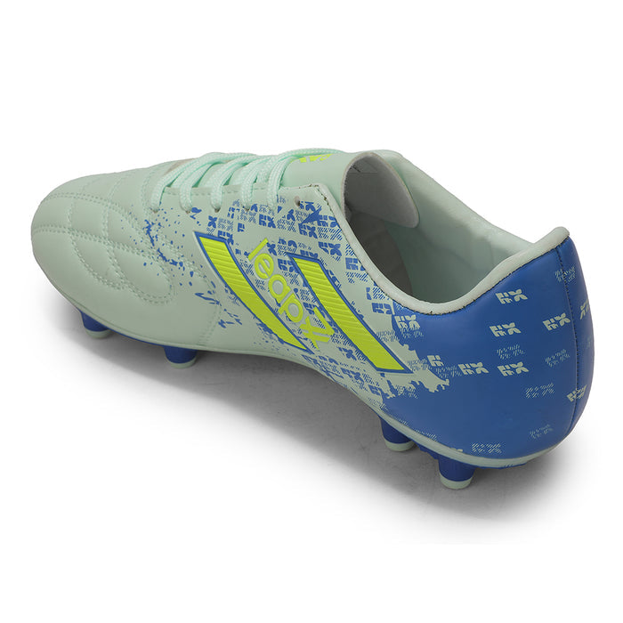 Leap7X ACTIVE-606 Sea Green Sports Lacing Football Shoes for Men by Liberty