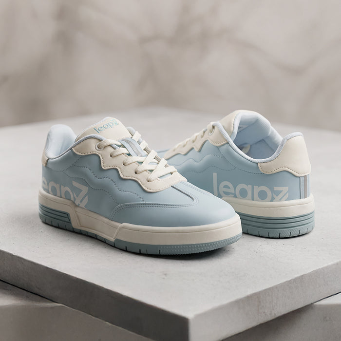 Leap7X ACTO109E Blue Casual Lacing Sneakers for Women by Liberty