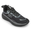Leap7X ACTO113E Black Sports Lacing Running Shoes for Men by Liberty