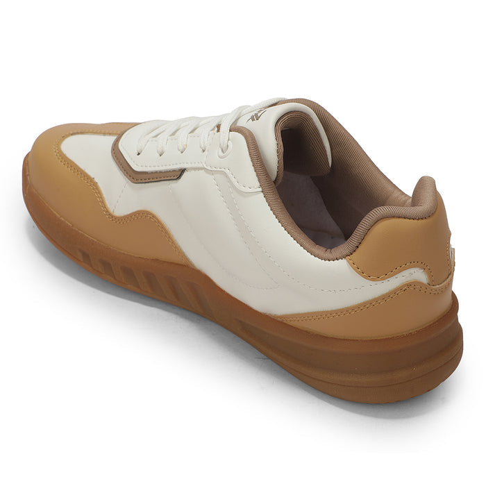 Leap7x Beige Casual Lacing Sneakers For Women ACTO229E By Liberty