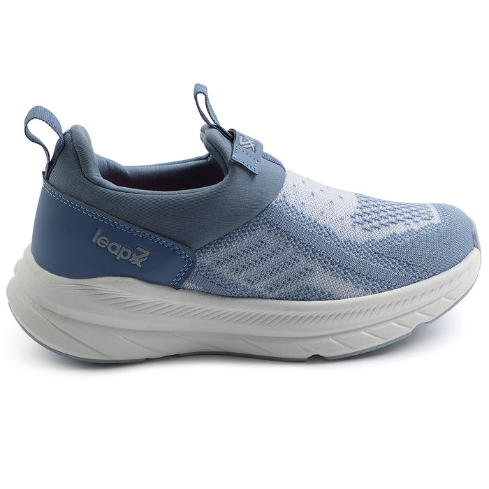 Leap7x Blue Sports Non Lacing Walking Shoes For Women BARCELONAC By Liberty