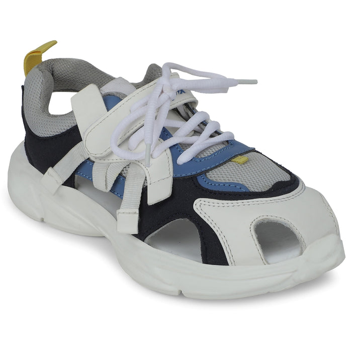 Leap7x Grey Casual Sandal For Kids CLOUDY-3E By Liberty