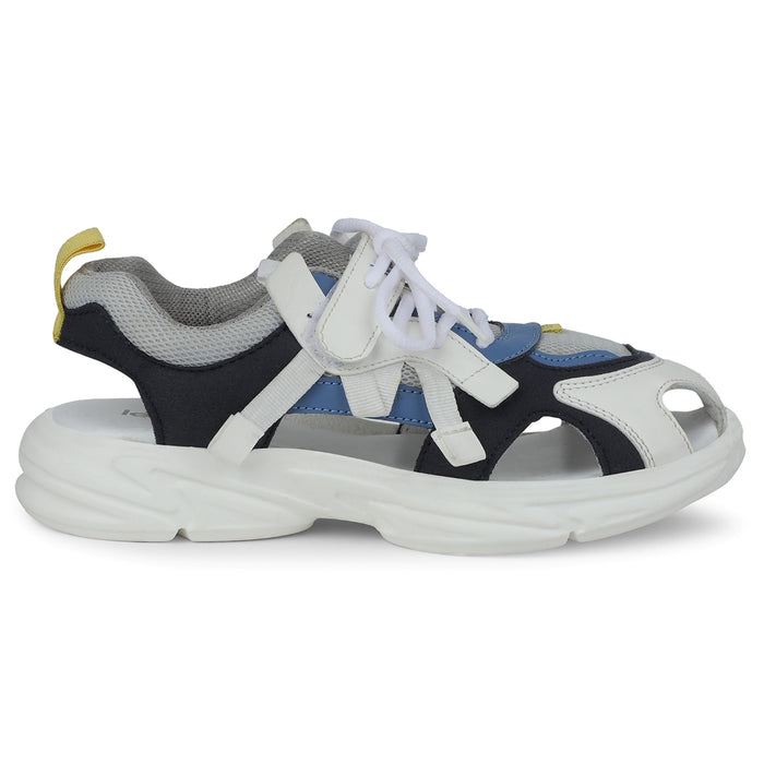 Leap7x Grey Casual Sandal For Kids CLOUDY-3E By Liberty