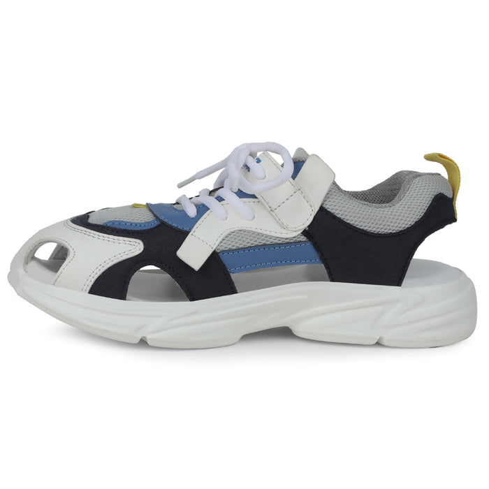 Leap7x Grey Casual Sandal For Kids CLOUDY-3E By Liberty
