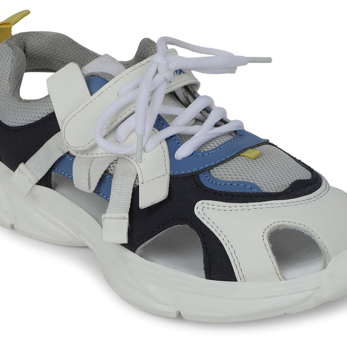 Leap7x Grey Casual Sandal For Kids CLOUDY-3E By Liberty