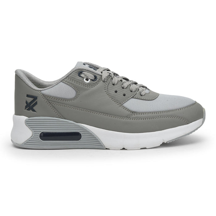 Leap7x Lacing Grey Casual Shoes For Men BRISTOL-1E By Liberty