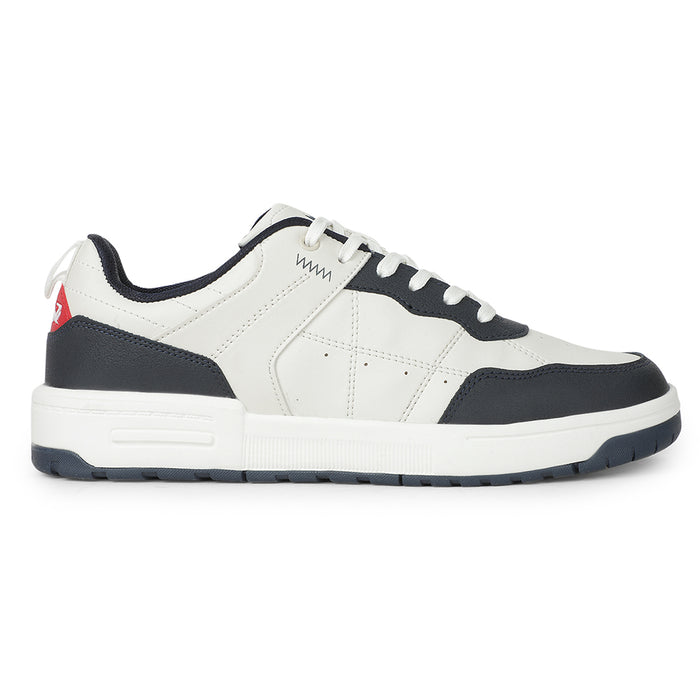 Leap7X Navy Blue Casual Lacing Sneakers For Men Noblestepe By Liberty