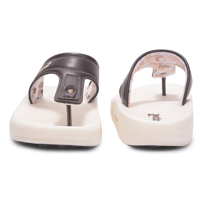 Leap7X Nitwalk 24 Brown Casual Slip On Slippers For Women By Liberty