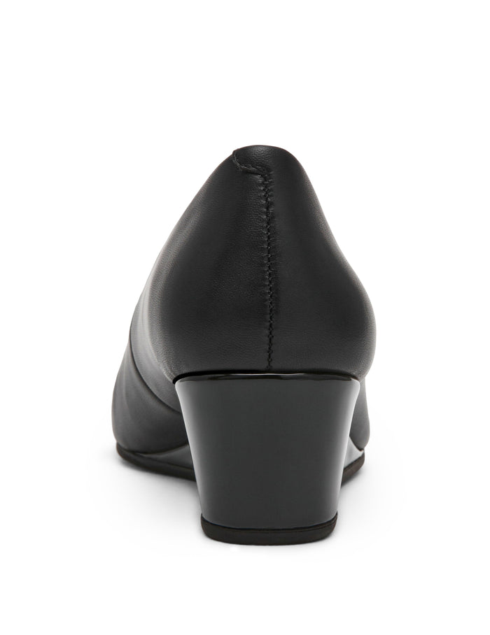 Anne Klein Leather Wedge Ballet Flat