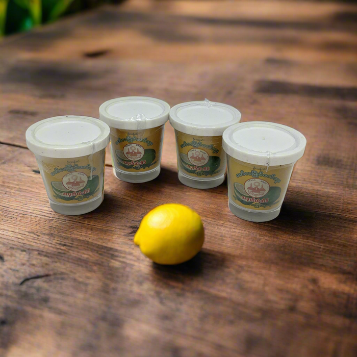 Lemon Flakes -  4 pack (မော်လမြိုင်ဖလ် ဖူး ရှောက်သီးဆေးပြား ၄ဗူးတွဲ)