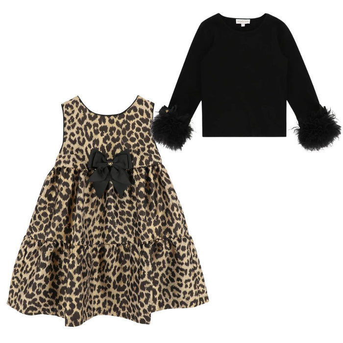 Leopard Print Tiered "Georgie" Dress & Top