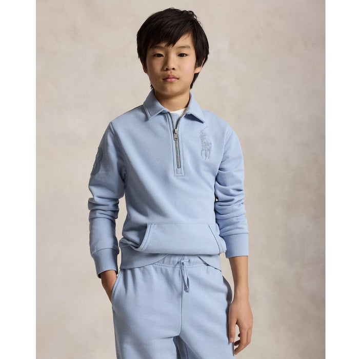 Light Blue Big Pony Shorts Set