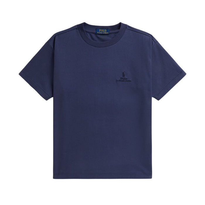 Light Navy Oversized Logo T-Shirt