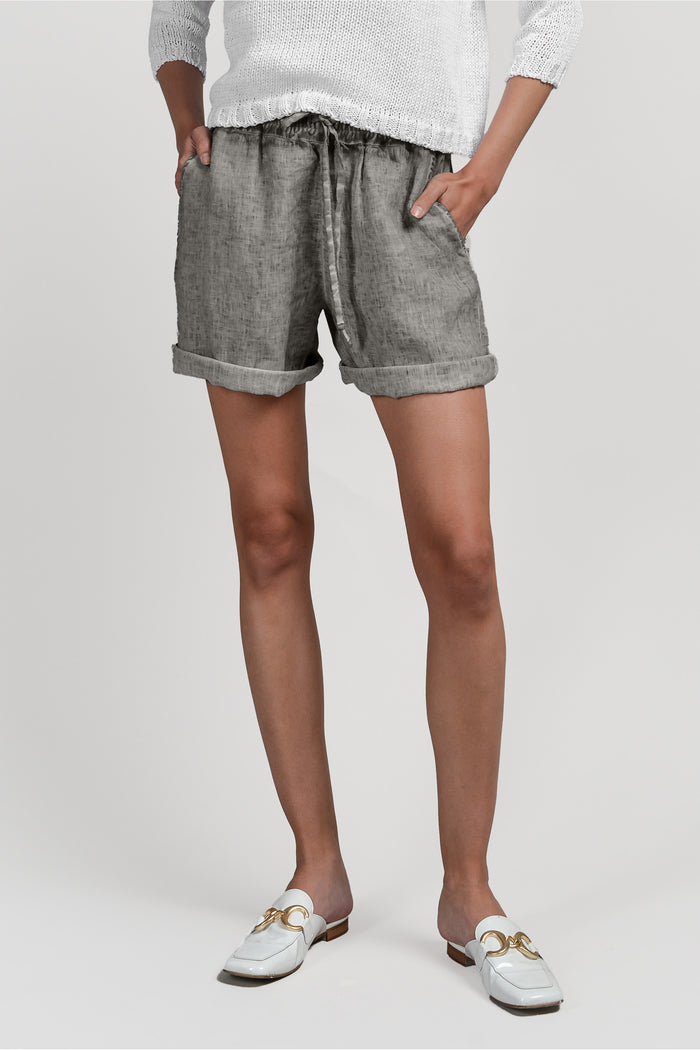Linen Shorts - Dolphin