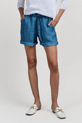 Linen Shorts - Profondo