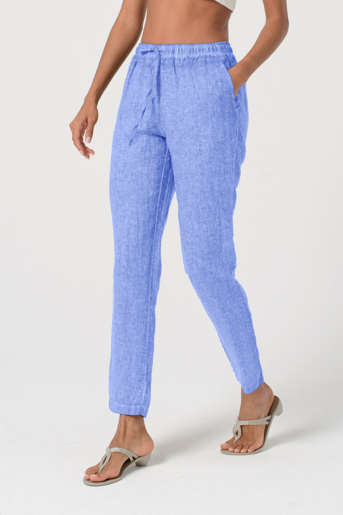 Linen Slacks - Bay