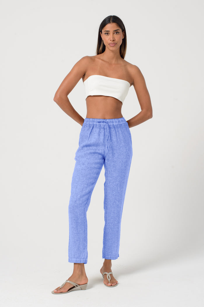 Linen Slacks - Bay