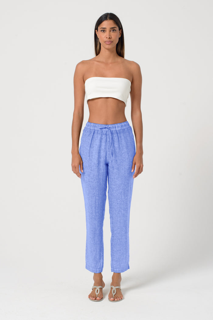 Linen Slacks - Bay