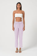 Linen Slacks - Flora
