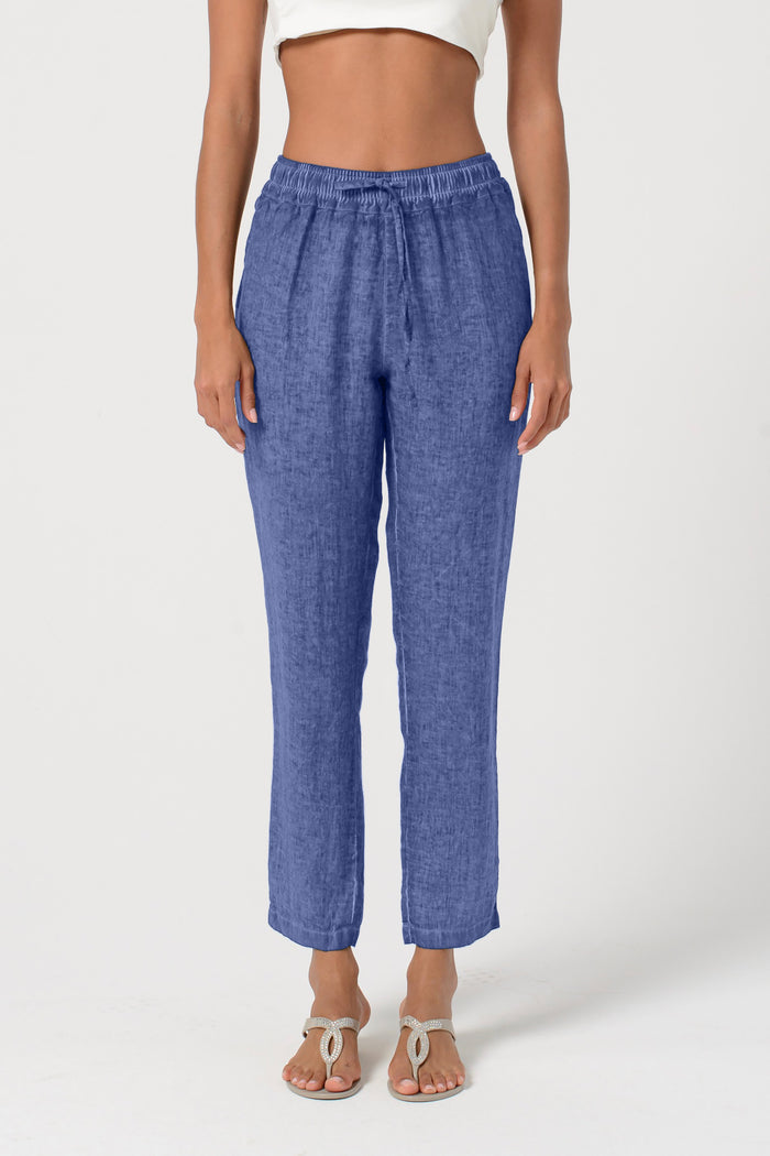 Linen Slacks - Whale