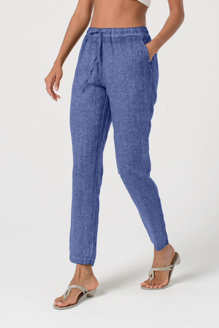 Linen Slacks - Whale