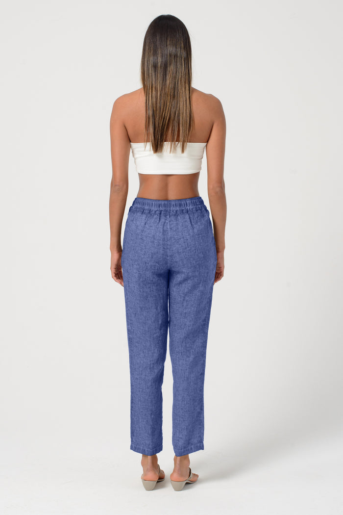 Linen Slacks - Whale