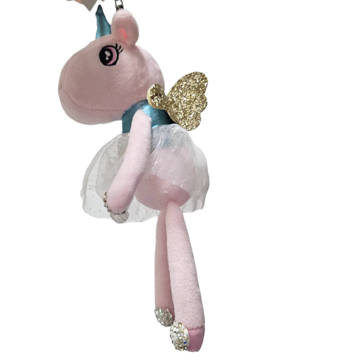 Llavero Unicornio Con Cristales