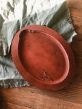 Lodge: Oval Wood Underliner - Red