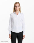 Anne Klein Long Sleeve Button Front Top