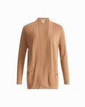 Anne Klein VICUNA Long Sleeve Cardigan with Patch Pockets