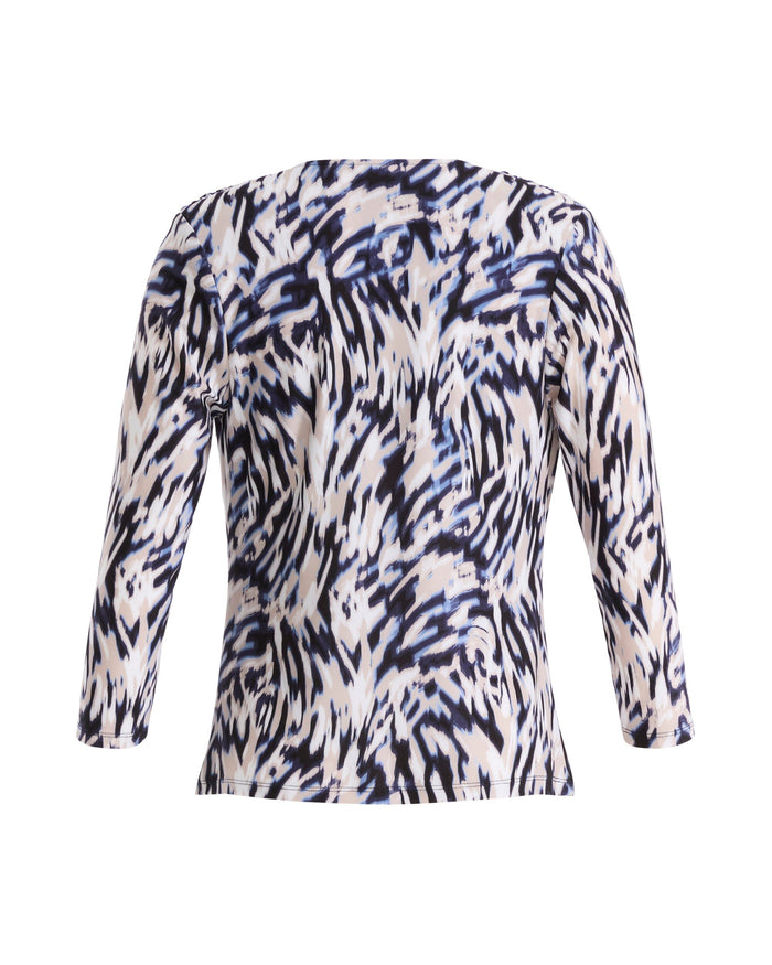 Anne Klein Long Sleeve Cowl Neck Top