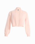Anne Klein ANTIQUE PINK Long Sleeve Cuff Open Shrug